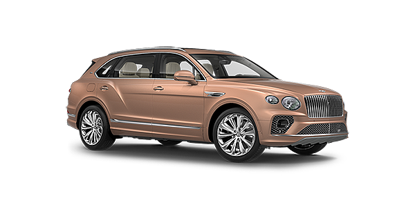 Bentley Valencia Bentley Bentayga EWB Azure SUV in Rose Gold paint